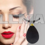 Силіконовий штамп SUNROZ Glittering Eyeshadow To Seal для нанесення тіней Чорний